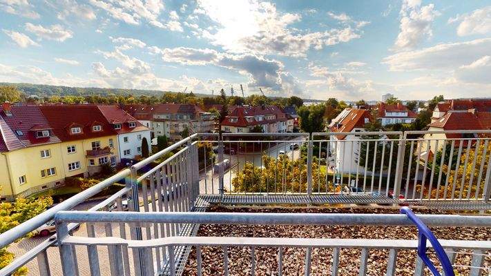 weite Sicht nach Westen