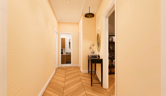 So könnte Ihr Flur aussehen(3D-Beispiel)