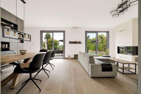 Wohnzimmer Musterhaus