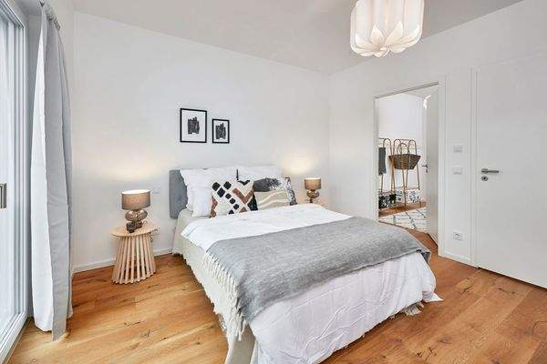 Schlafzimmer Musterhaus