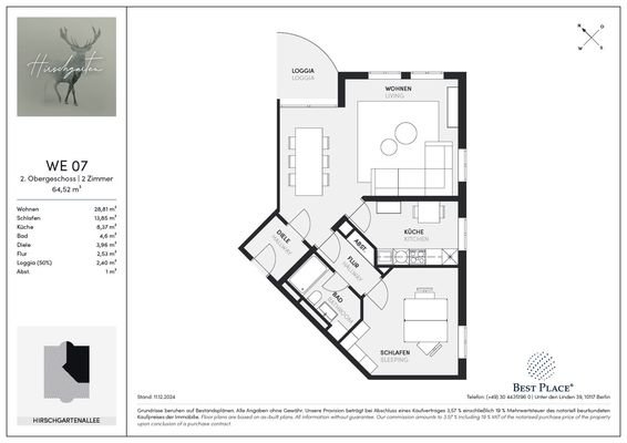 Grundriss Hirschgartenallee WE_07