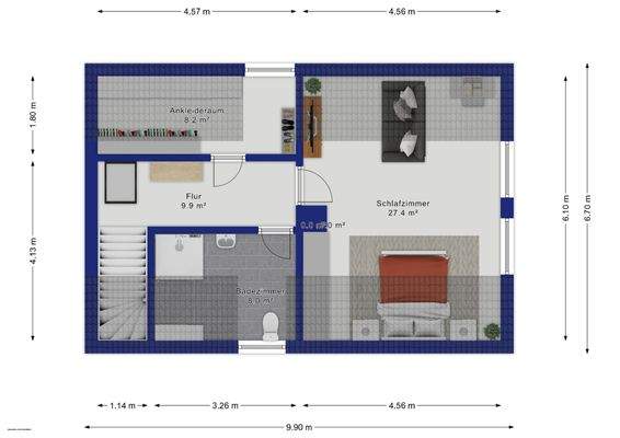 Grundriss Dachgeschoss