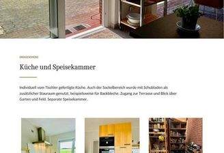 Küche & separate Speisekammer