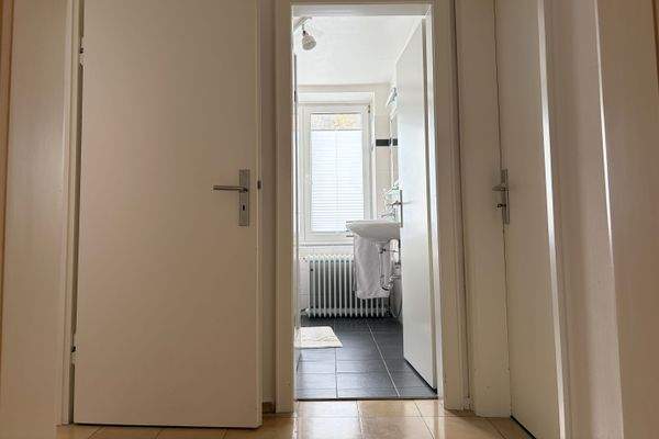 Vorflur & Badezimmer links