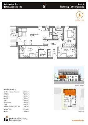 Grundriss Wohnung 6