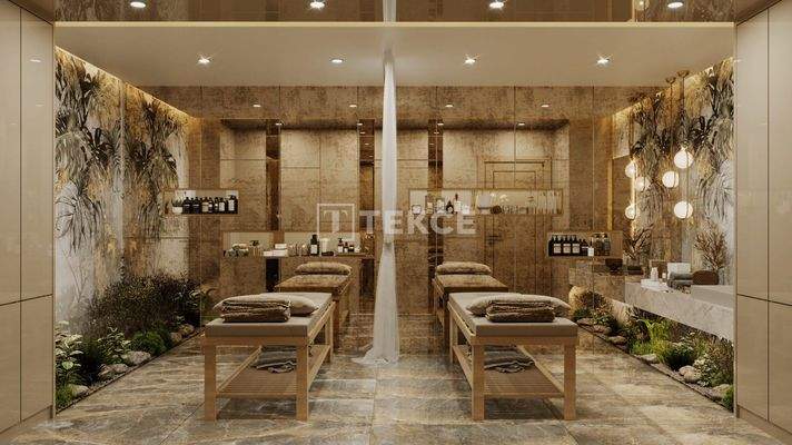 City View Apartments in a Complex with a Pool in Alanya