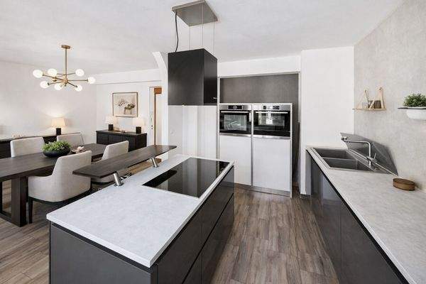 Küche u. Esszimmer (Wohnbeispiel)