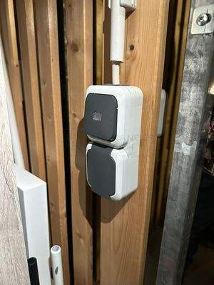 Kellerabteil mit Strom und Licht