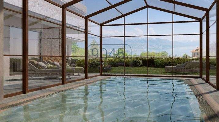 Design-Villa mit Panoramablick in Stresa – Lago Maggiore