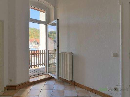 Balkon an der Küche