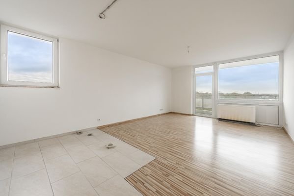 Ausgang Balkon vom Wohnzimmer