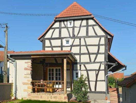 Haus - überdachte Terrasse