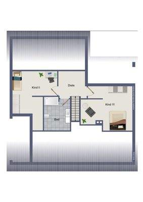 Dachgeschoss (kein Maßstab)