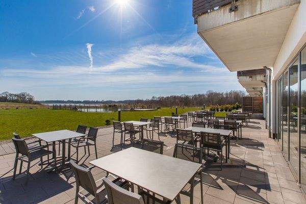 Außensitzplätze Frühstücksbereich