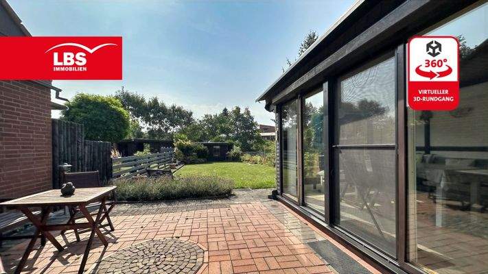 Terrasse mit Gartenblick