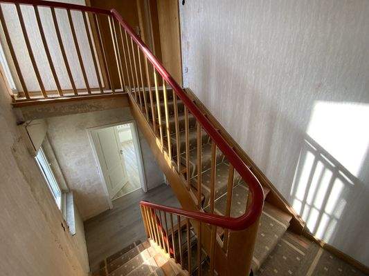 Das Treppenhaus gestalten Sie nach Ihrem Geschmack