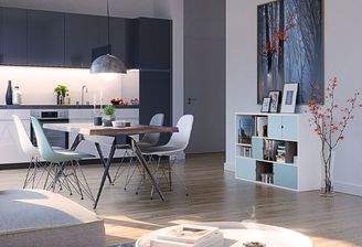 Hell, luftig, leicht: Eine DG-Wohnung für Genießer