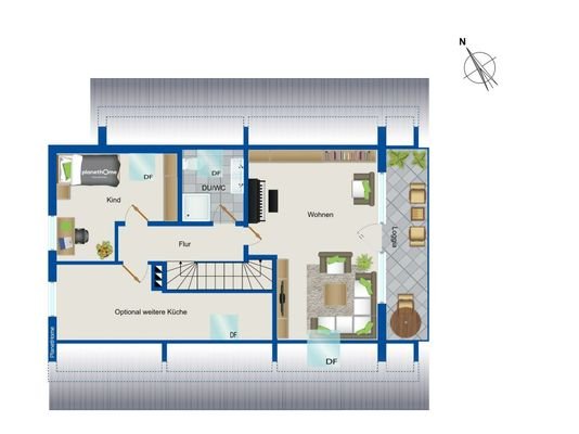 Grundriss Dachgeschoss