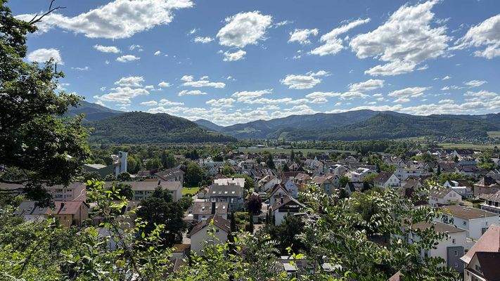 Blick auf Denzlingen in Richtung Süd-Ost