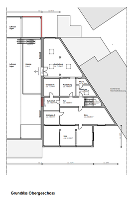 Grundriss OG - Halle