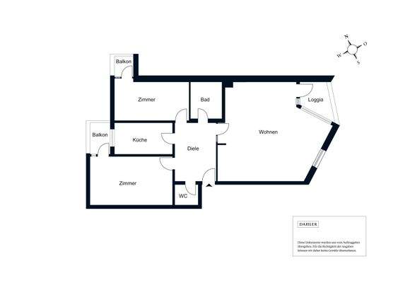 Grundriss Hochparterre
