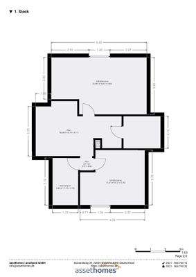 Grundriss: Obergeschoss