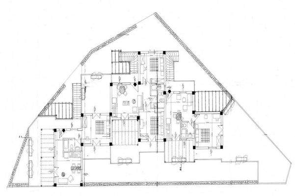 Betonskelett im Dorf am Meer, in der Nähe von Ierapetra