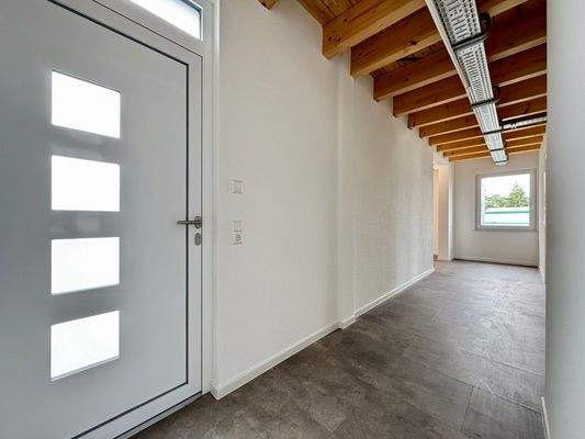 Flur Sicht vom hinteren Eingang