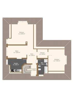 Grundriss Dachgeschoss