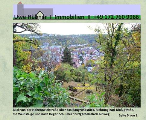 Blick von Hohentwielstraße