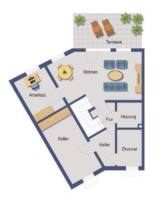 Grundriss Untergeschoss