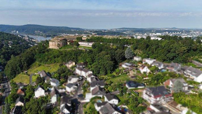 Nähe zur Festung Ehrenbreitstein