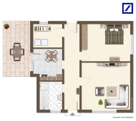 Erdgeschoß Anbauwohnung