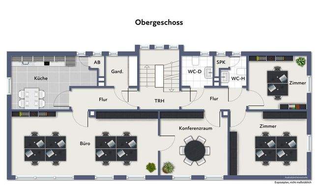Grundriss Obergeschoss