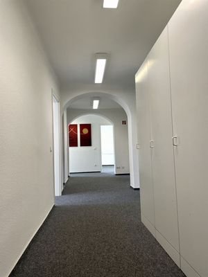 Entrée zu den Räumlichkeiten