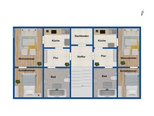 Grundriss Dachgeschoss