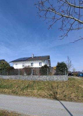 Gartenansicht Südseite - rechte Doppelhaushälfte