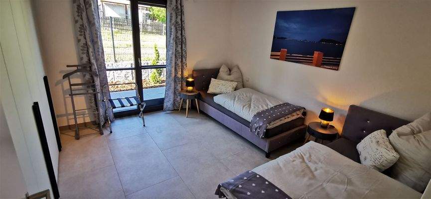 Schlafen mit Einzelbetten