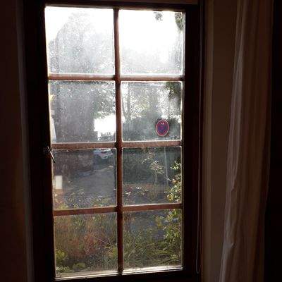 Elbblick trübe : Fenster nicht geputzt!