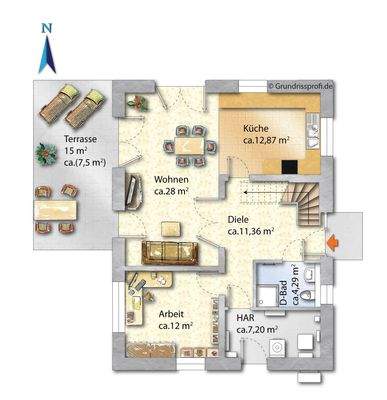 Grundriss Erdgeschoss