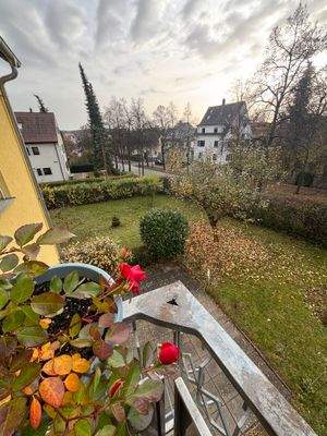 Gartenansicht vom Balkon OG 