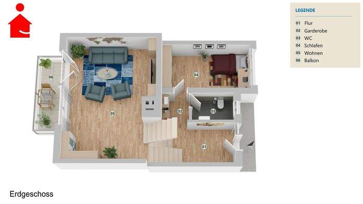 Grundrissvisualisierung