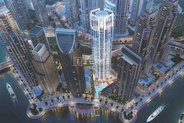 Furnished Apartment with Pool and Sauna in Dubai Marina