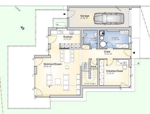 Grundriss Erdgeschoss