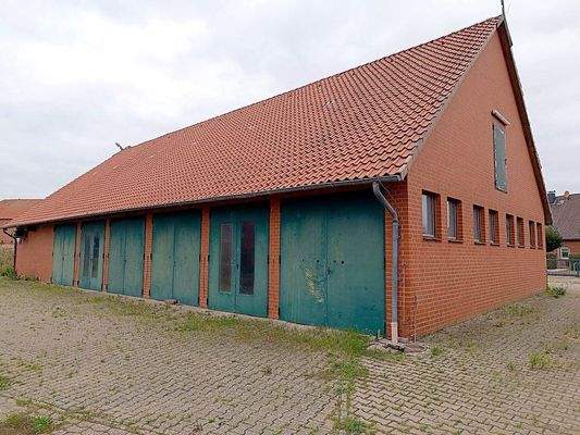 Rückansicht Pferdestall