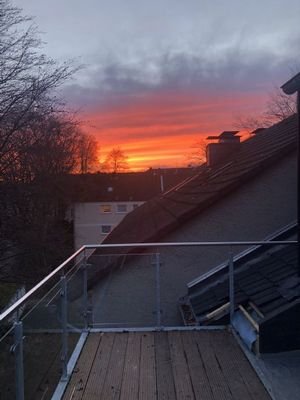 Sonnenuntergang von Ihrer Dachterrasse 