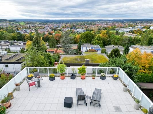 Dachterrasse mit Ausblick