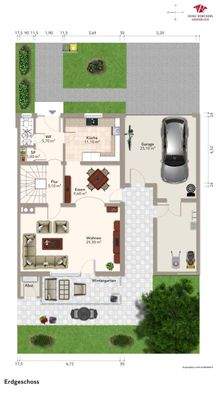 Grundriss - Erdgeschoß