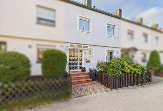 Vorderseite des Hauses