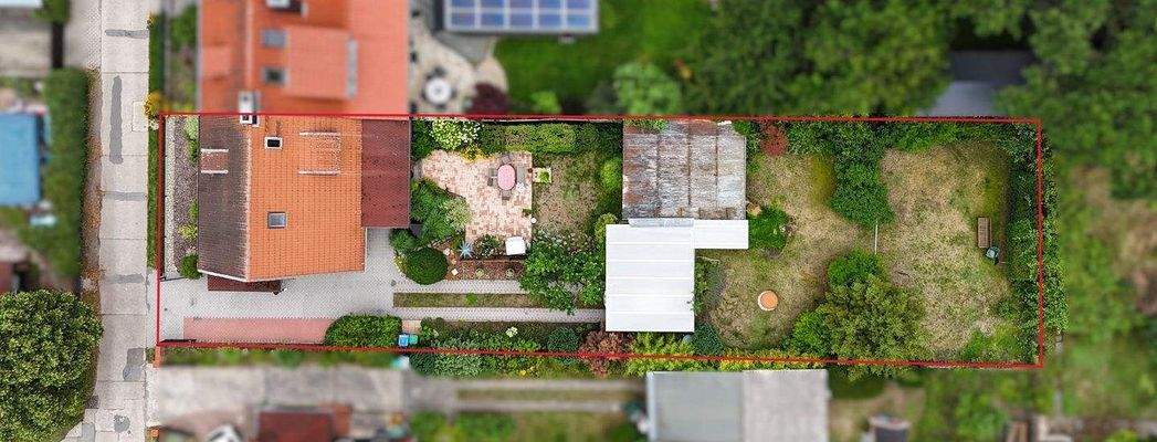 Luftbild (rot markiert)